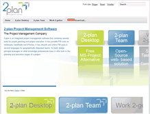 Tablet Screenshot of 2-plan.com